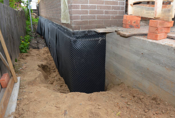 SJ Waterproofing Pros technician performing targeted Crawl Space Encapsulation assessment in Harrington Park, NJ